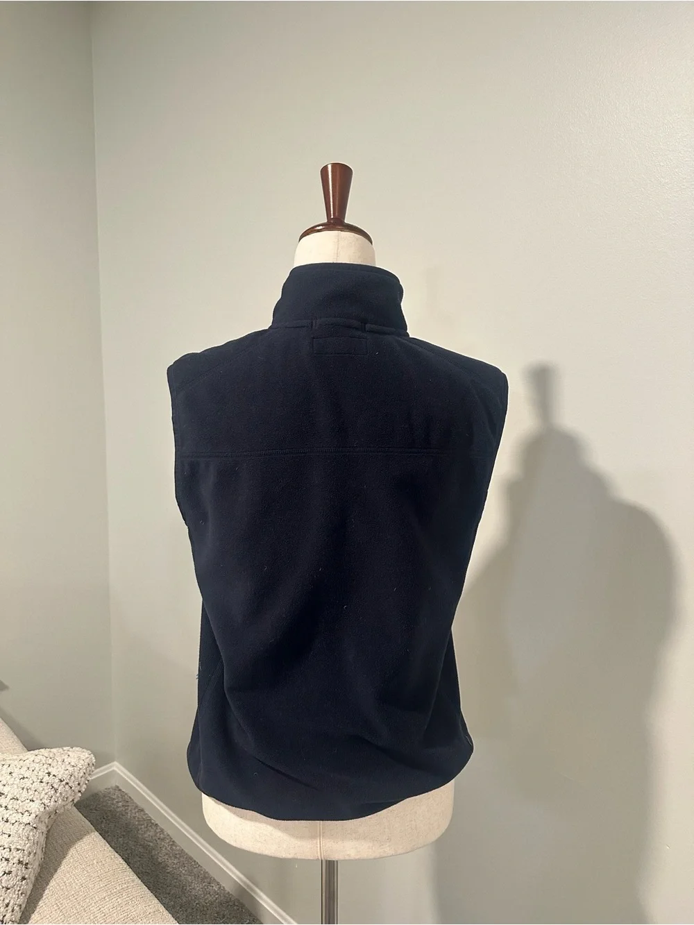 Vineyard Vines Navy Sleeveless Fleece Zip Vest